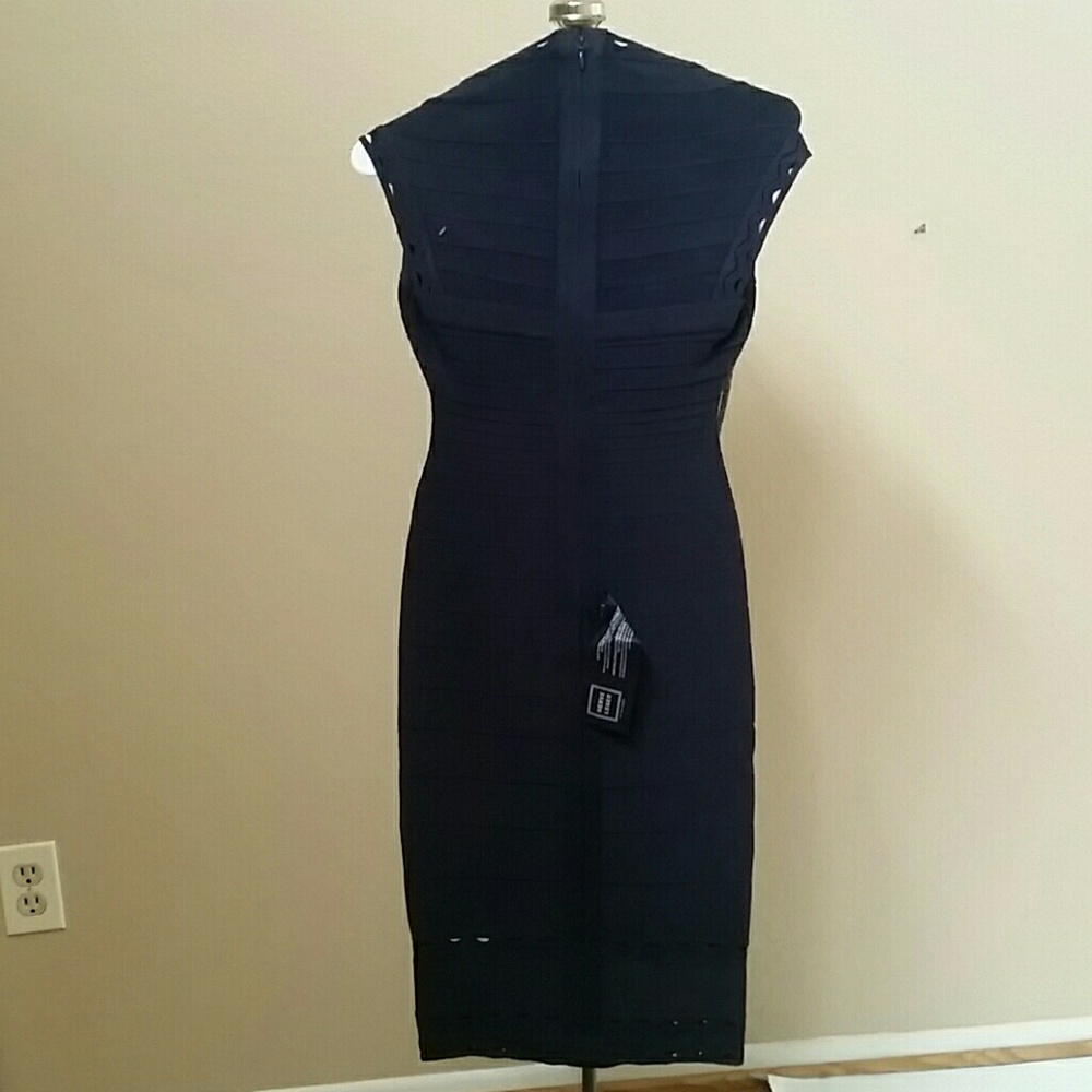 NWT Herve Leger Delfine Bandage Dress - Picture 6 of 8